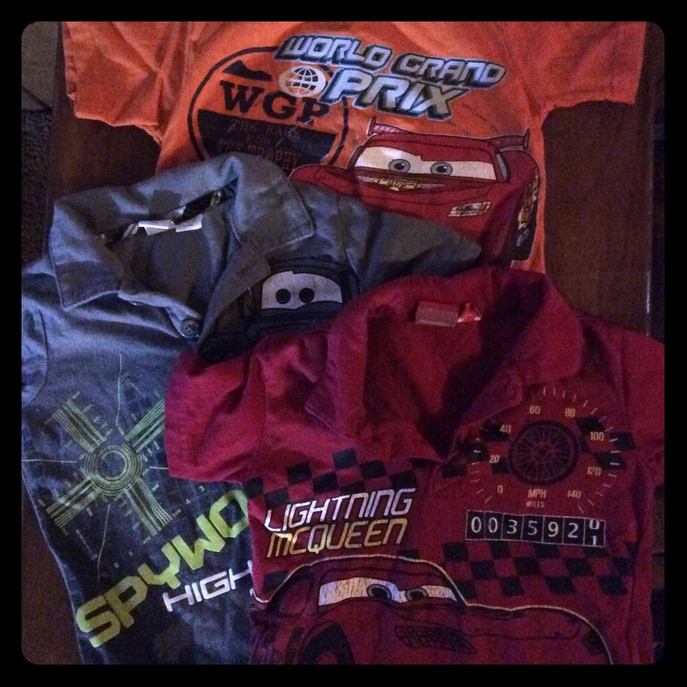 Cars movie shirts boys 24 months